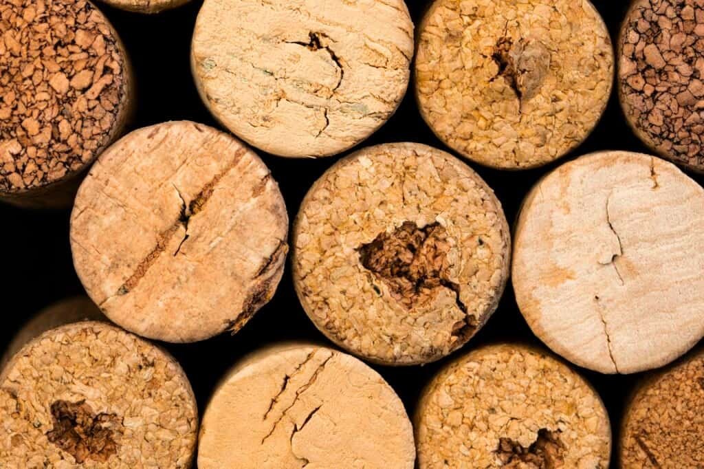 Close up of a mead cork